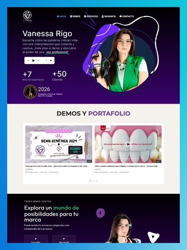 Locutora Profesional Pro